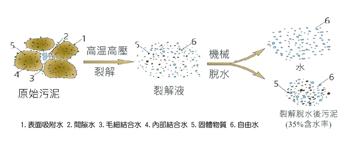 中溫高壓污泥連續熱水解原理流程